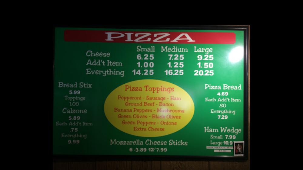 Cheech's Pizza Menu image 4